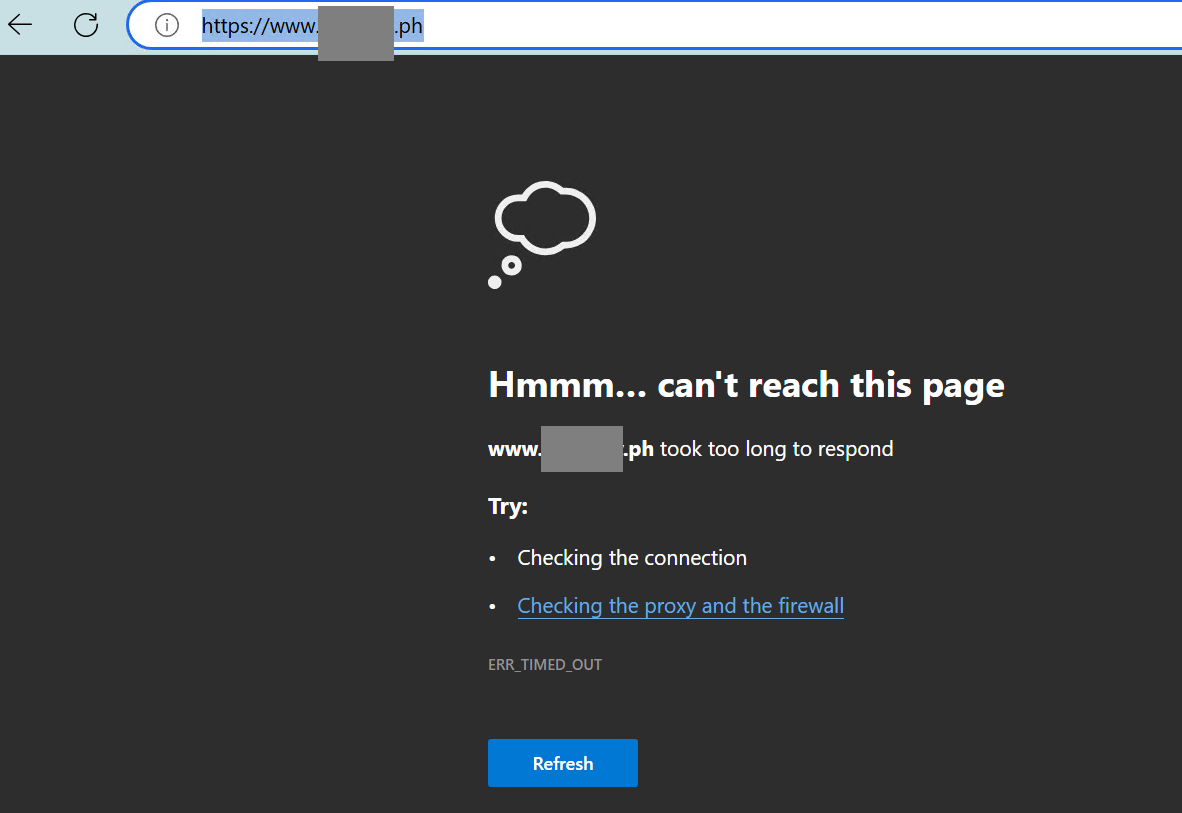 Can't access specific websites inside the virtual machine - Microsoft Q&A