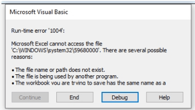 Save As macro works on my end, but not user end - Microsoft Q&A