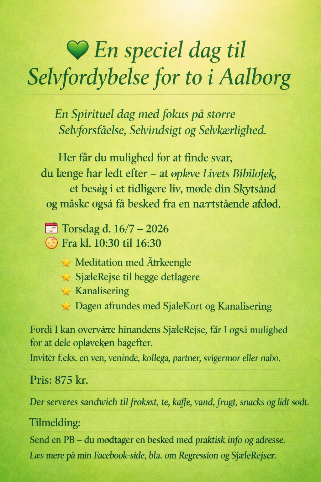 Speciel dag for to 2 Opdateret grøn baggr