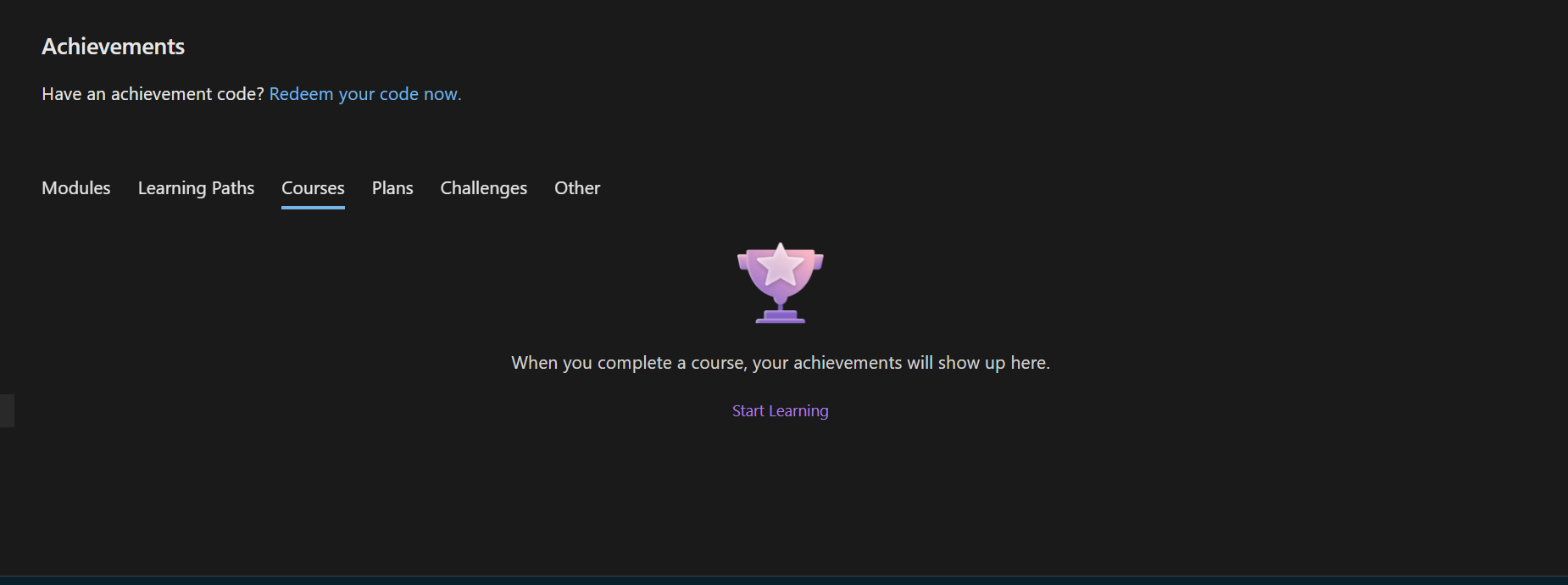 Course completion not showing up in my profile under achievements ...