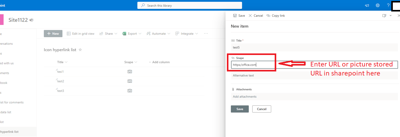 Sharepoint List Hyperlinks - Microsoft Q&A