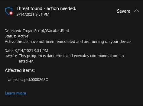 Start action button disappears after being clicked but no 