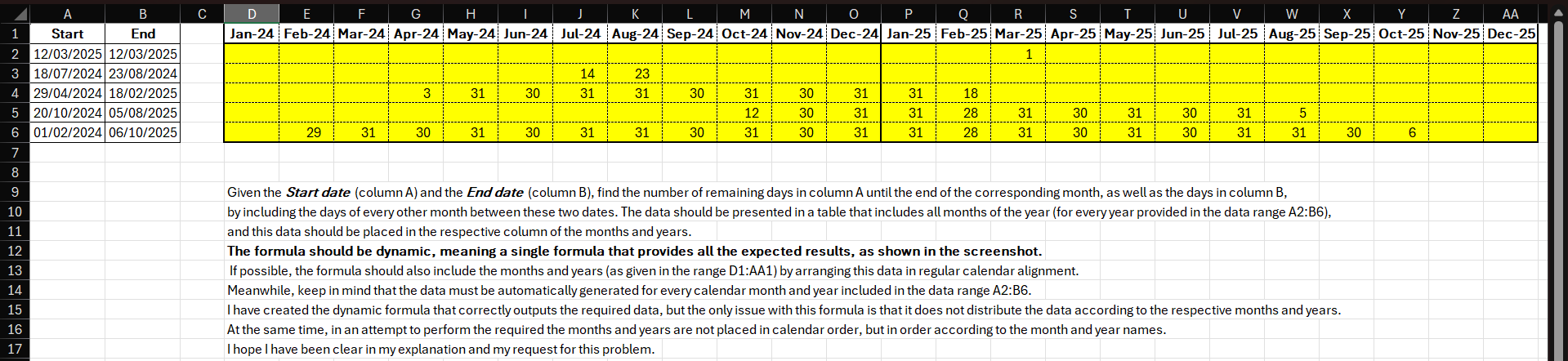 Count number of days between different dates - Microsoft Q&A