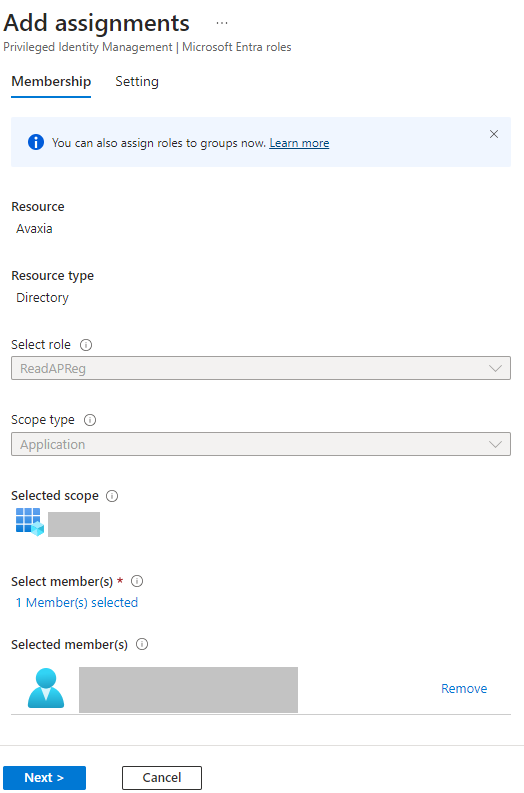 Specific authorization for application registration - Microsoft Q&A