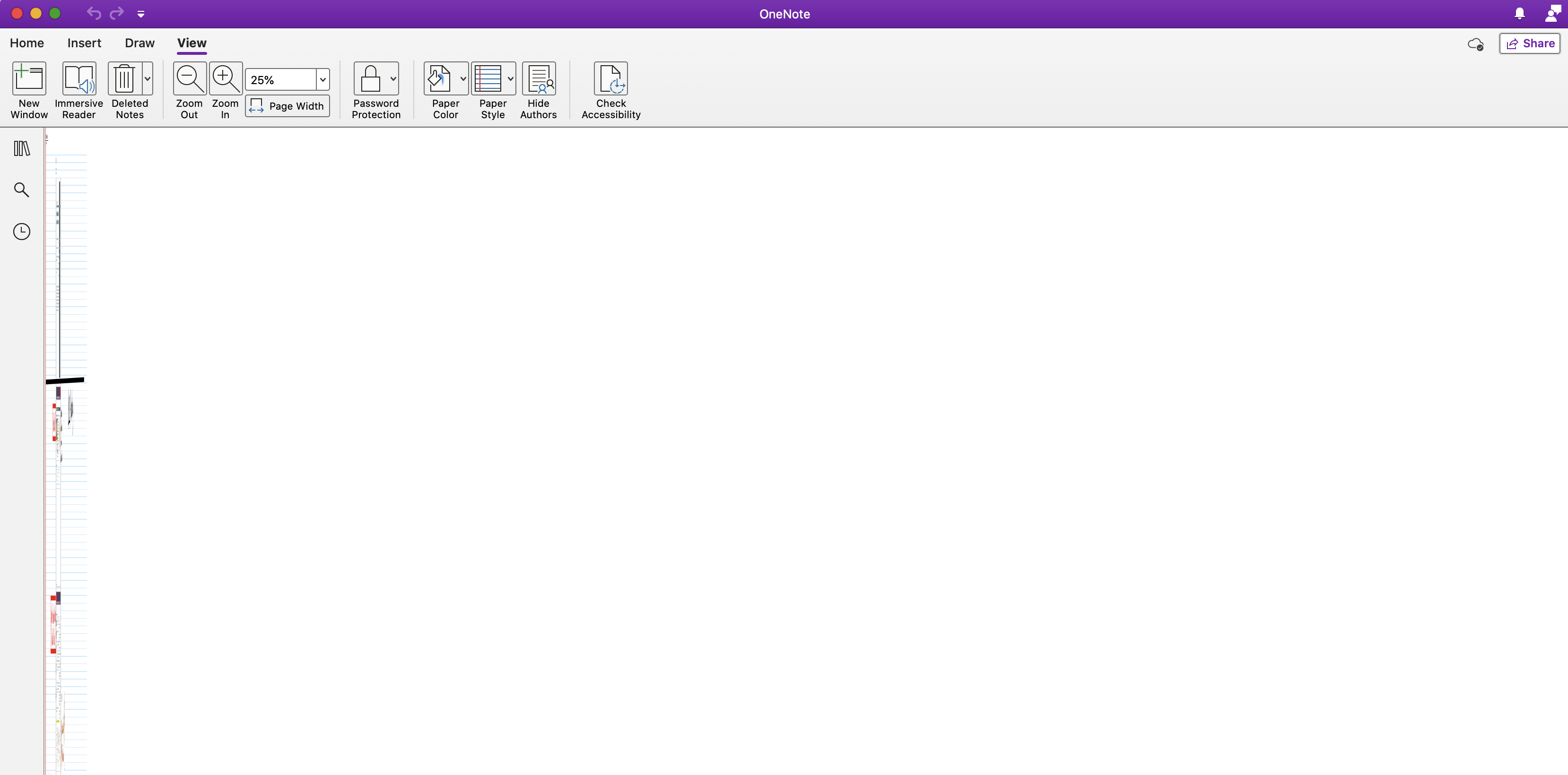 OneNote Pages condensed while viewing - Microsoft Q&A