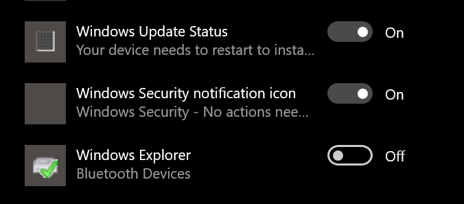 After latest update, Windows Security notification icon? - Microsoft Q&A
