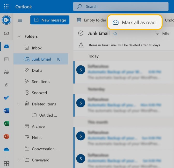How to Mark All Emails as Read in Outlook | Clean Email