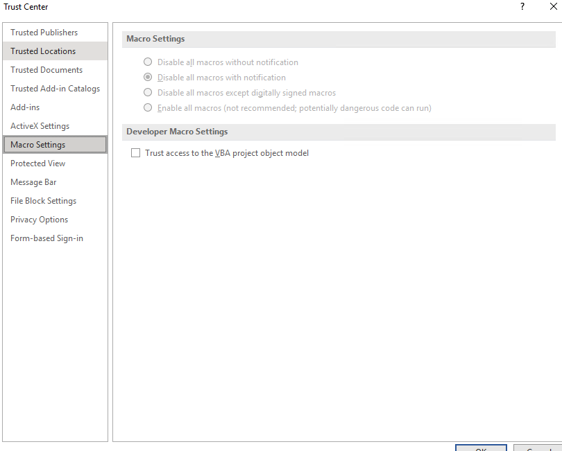 Disable office 365 macro via gpo - Microsoft Q&A