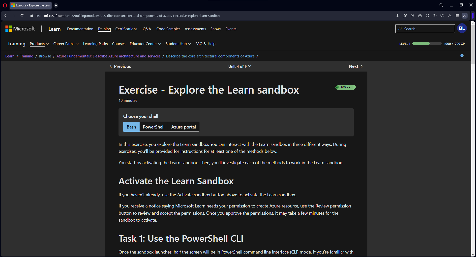 Missing Activate Sandbox Button