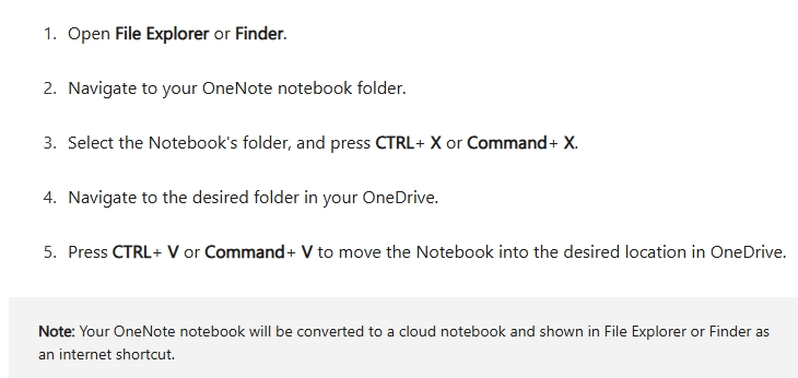 OneDrive notebook sync errors in OneNote instructions and verification workflow