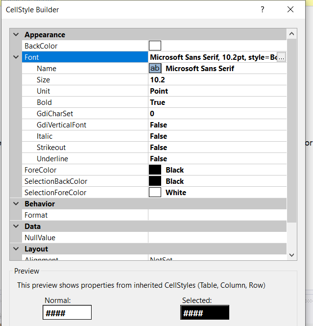 Datagridview Formatting issue on loading Microsoft Q A