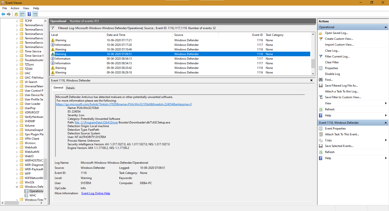 Problems in removing a PUA - Microsoft Q&A