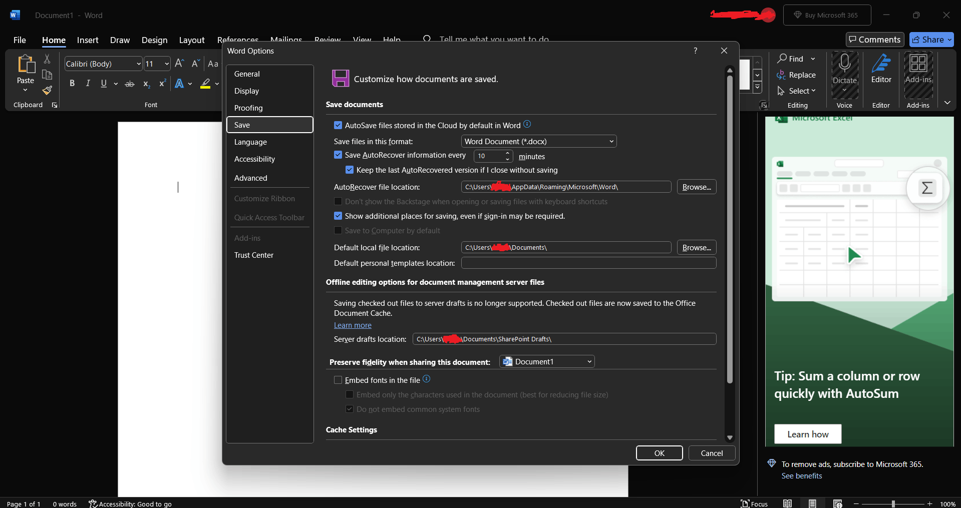 OneDrive overrode my computer, cannot save locally anymore HELP ...