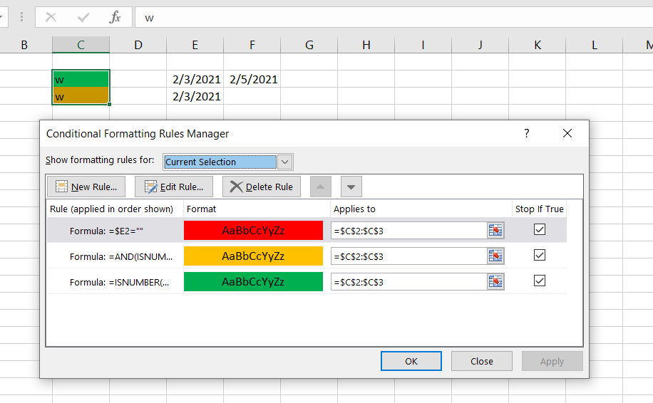 Microsoft Excel - Change Cell Colour with 'IF' Formula - Microsoft Q&A