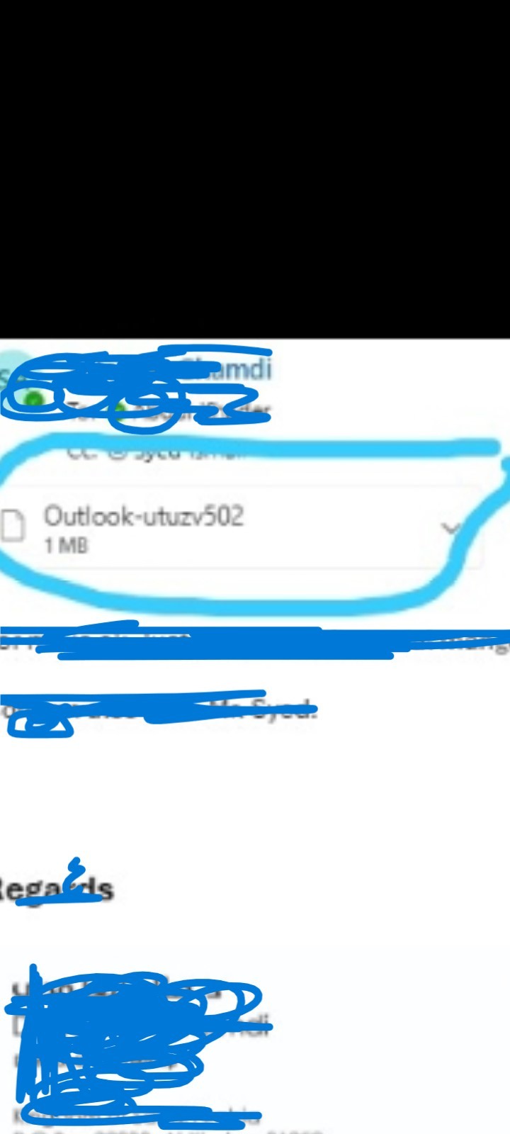 Receiving Unwanted attached file - Microsoft Q&A