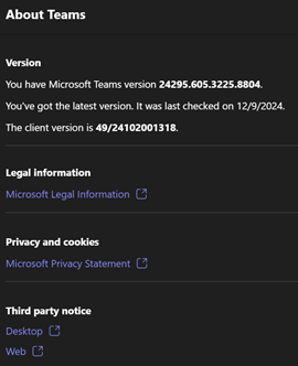 Update of Teams Removed Chat Sections - Microsoft Q&A