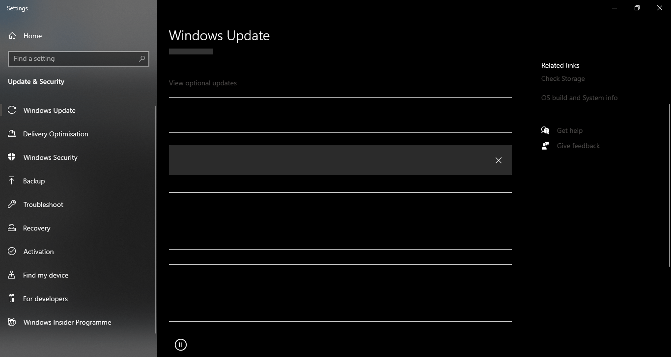 Windows 10 Settings - Missing text - Microsoft Q&A