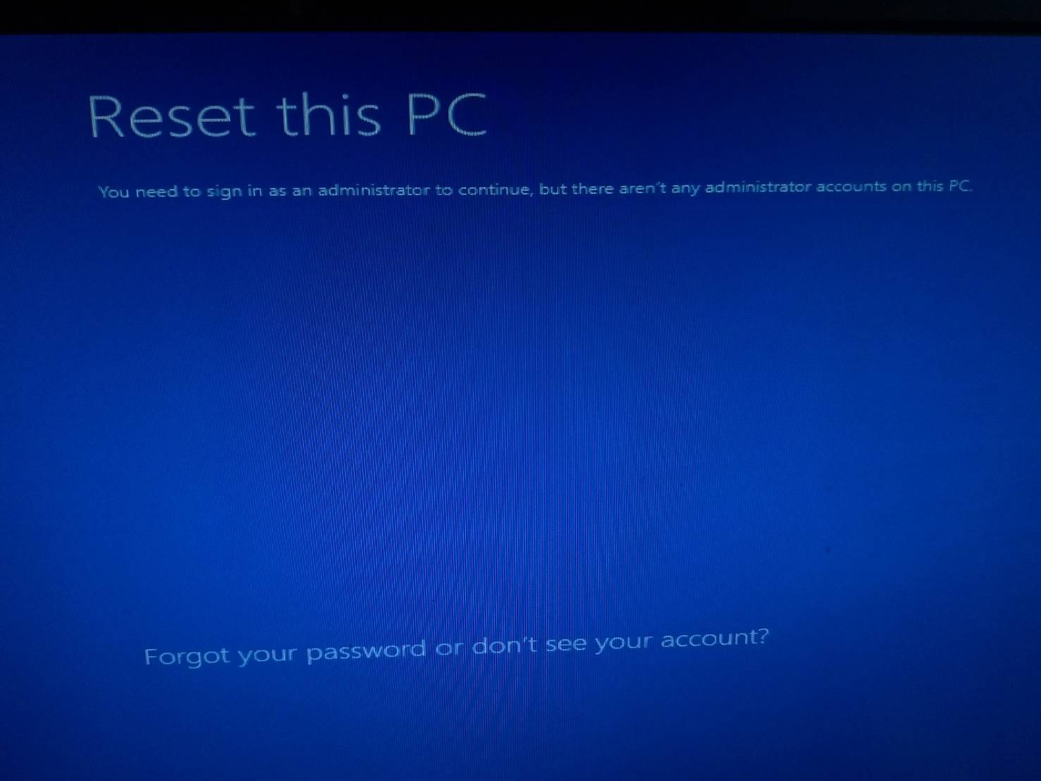 Unable to login to the PC after updating to Windows 10 1903 update