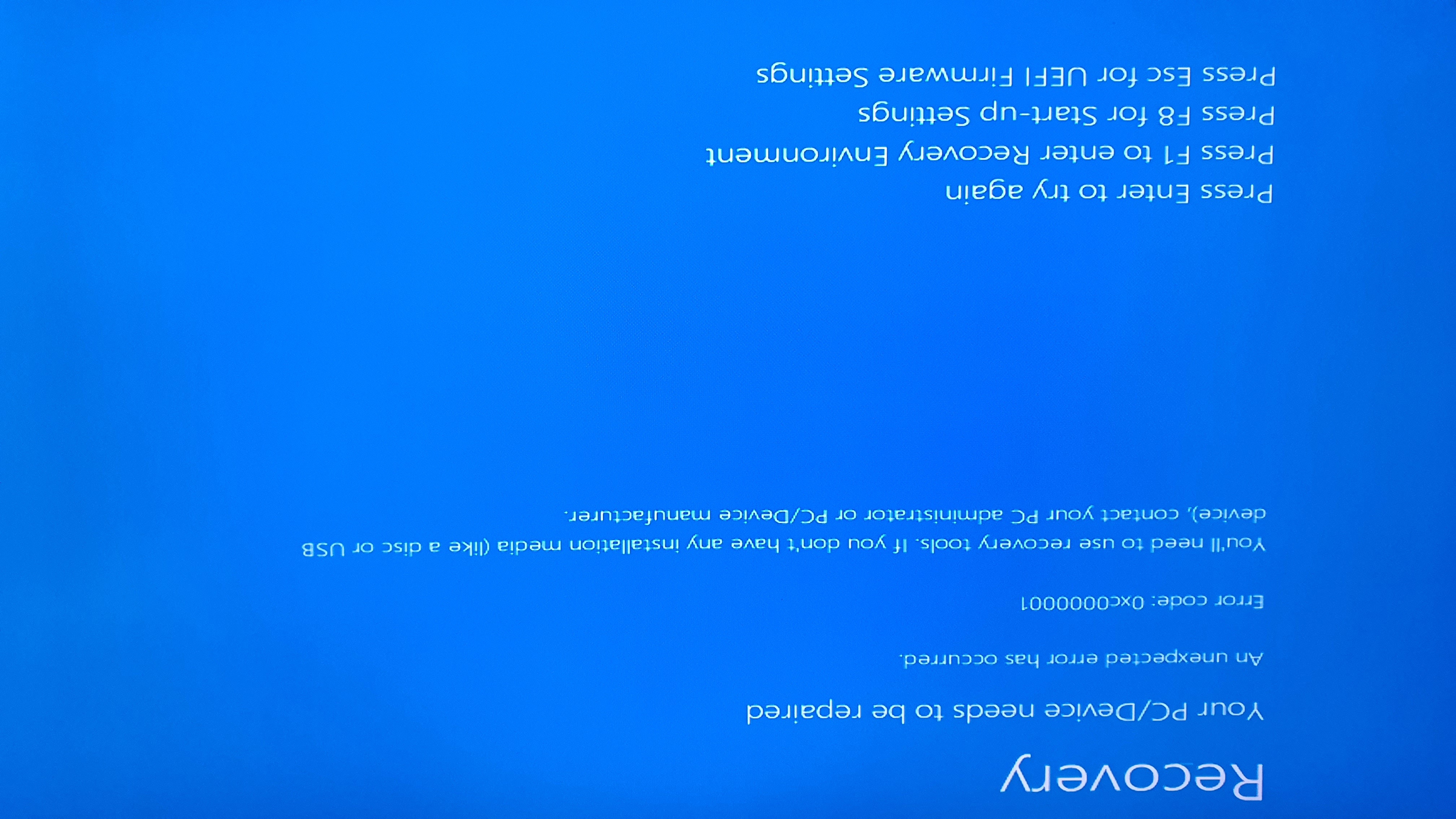 Help I Cant Boot My PC When This PC Says it needs to be Repaired. But ...