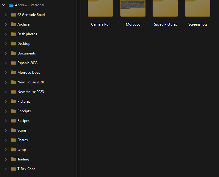 All of a sudden all my onedrive files are classed as 'hidden ...