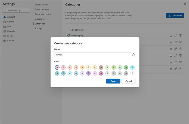 Pinned emails no longer shaded a different color to quickly ...