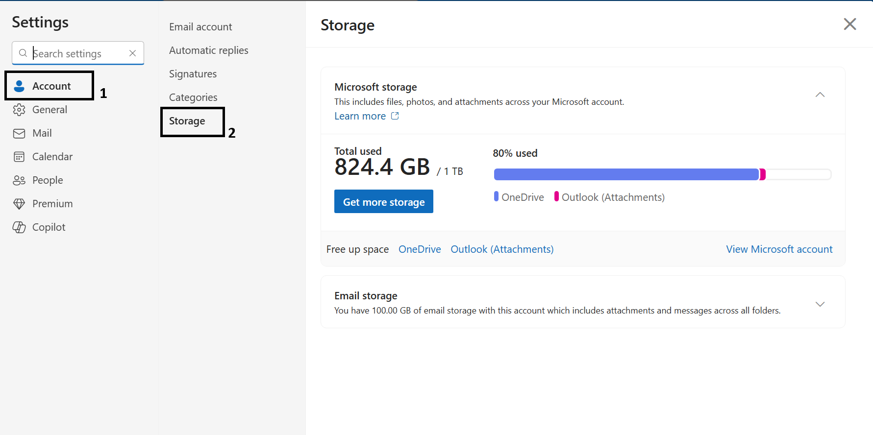 My hotmail account is full but it is not full - Microsoft Q&A