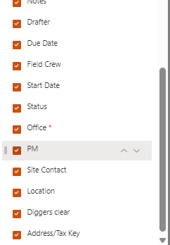 Sharepoint List form function not allowing 1 column to be added to the ...