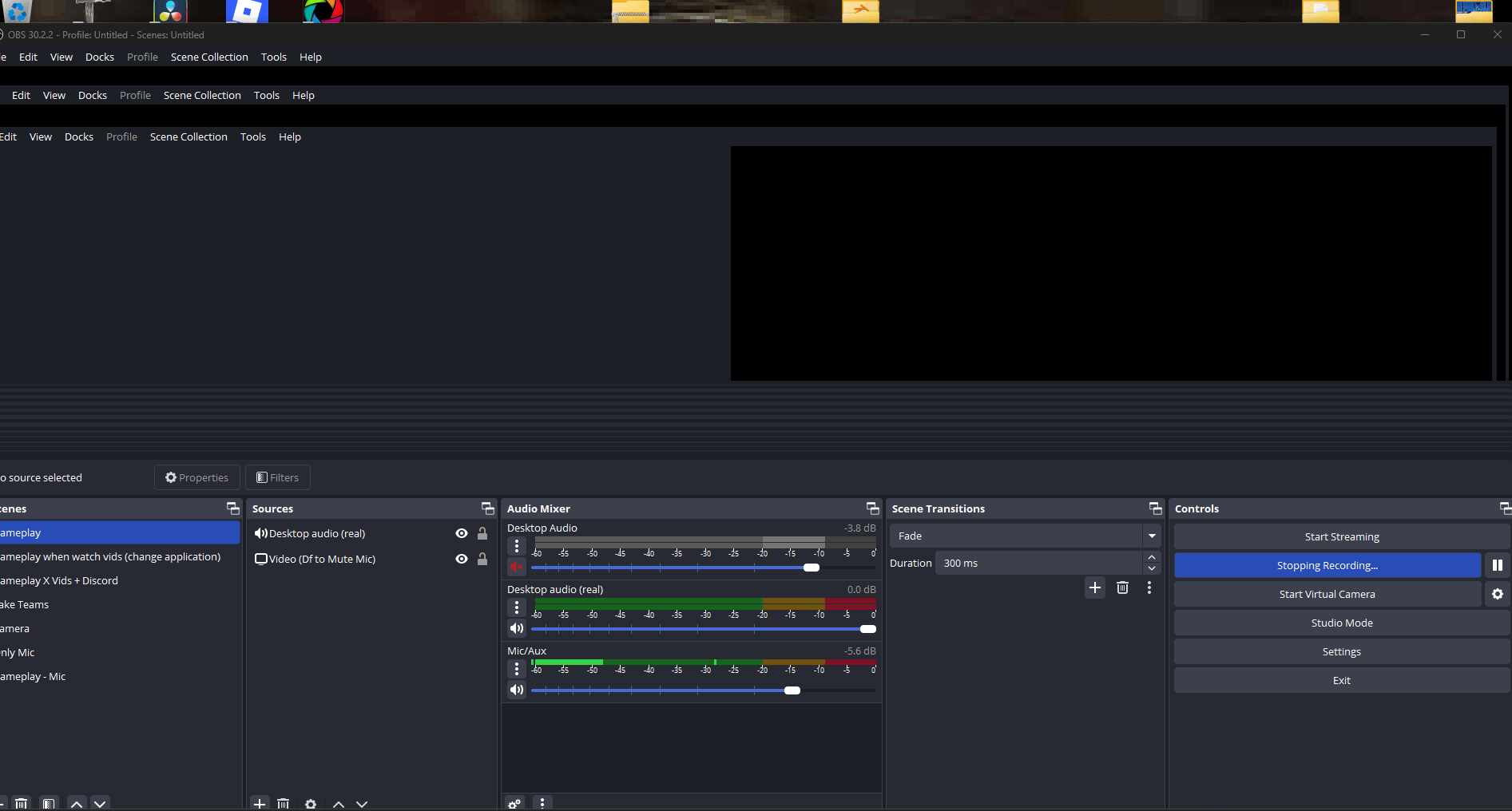Both of my monitors turn black while playing and the game I'm playing ...