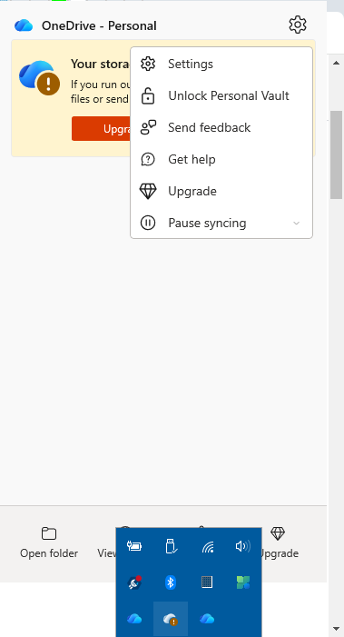 Screenshot of the reported issue