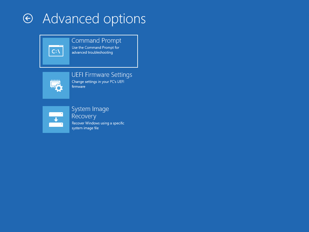 Creating a WinRE ISO with all Advanced Options - Microsoft Q&A