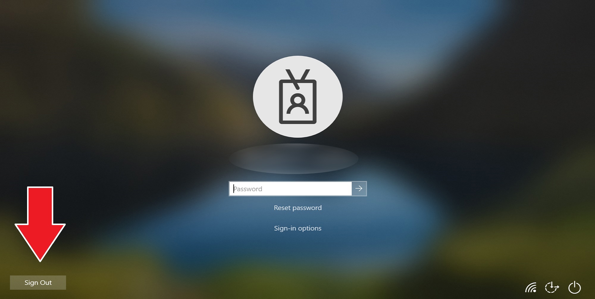 Login Screen