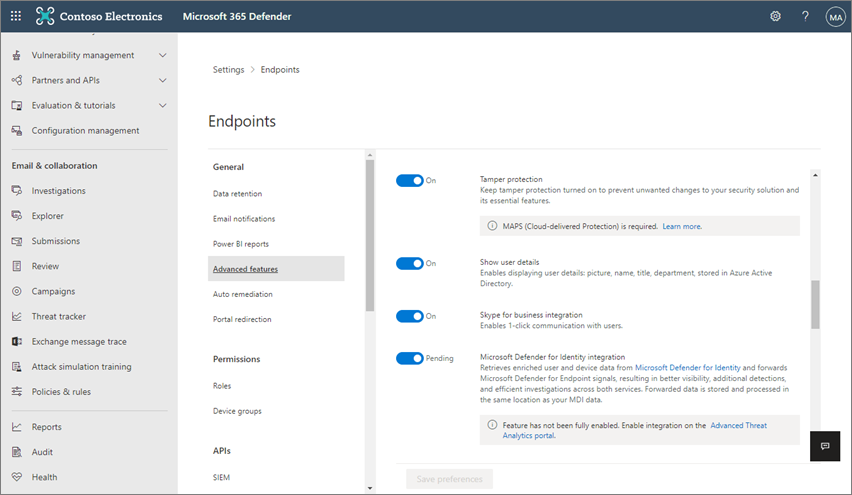 Tamper Protection on Endpoint Defender - Microsoft Q&A