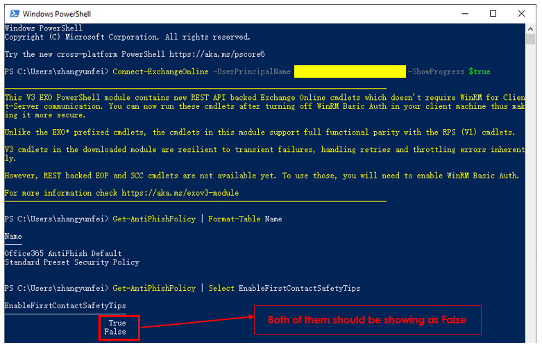 Turn off the safety Tip message - Microsoft Q&A
