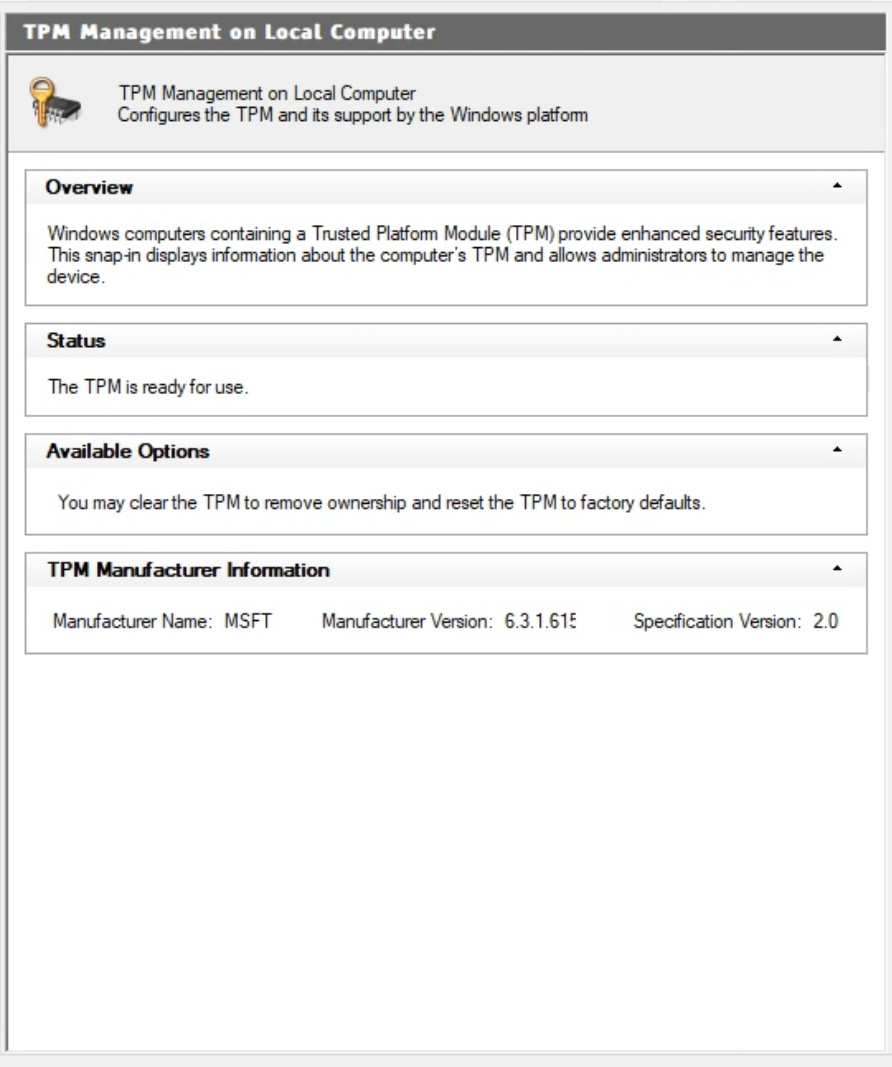 TPM is not recognized after downgrading to Windows 10 - Microsoft Q&A