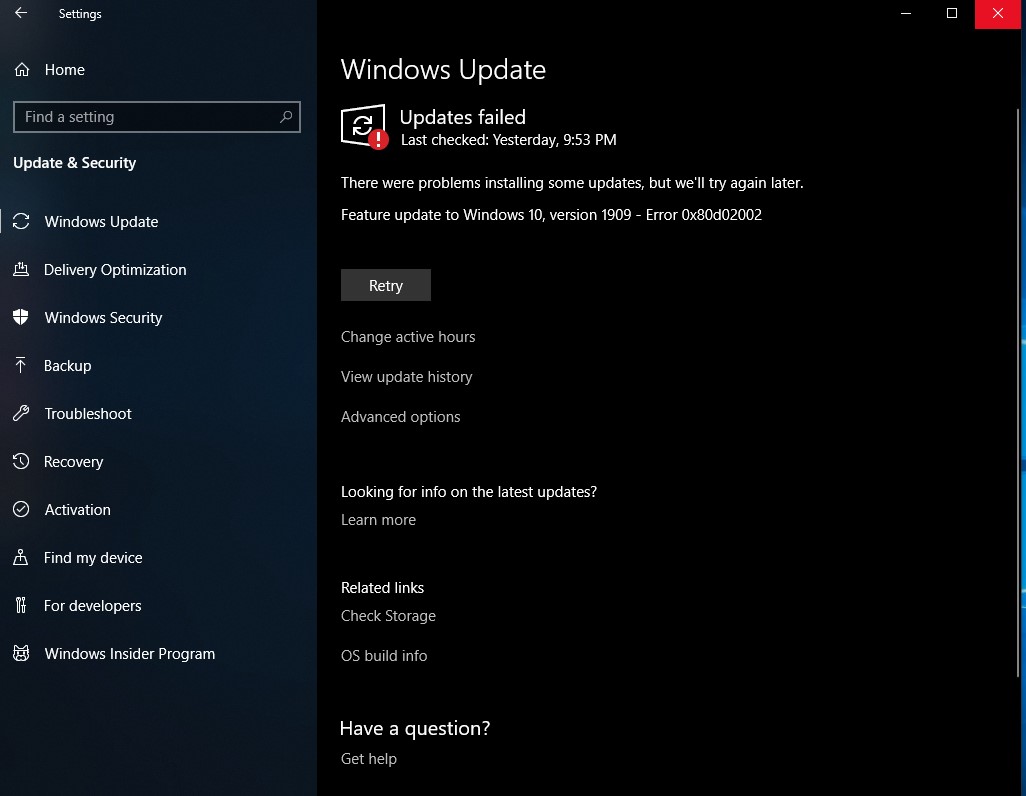 Windows 10 January 2020 Update Version 1909 - Microsoft Q&A