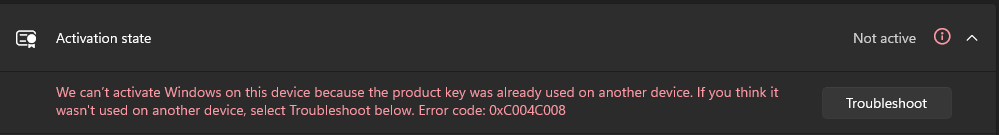 can't activate my windows with my OEM Key - Microsoft Q&A