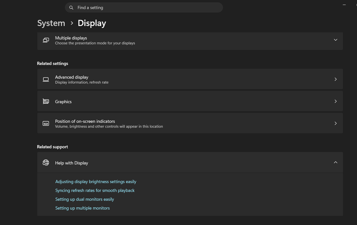 display does not show option for adjusting the brightness . - Microsoft Q&A