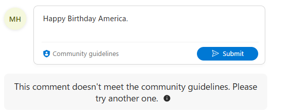 All my posts are blocked for not meeting community guidelines ...