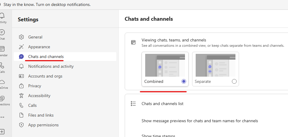 How to get back the new chat- and team experience in Teams? - Microsoft Q&A