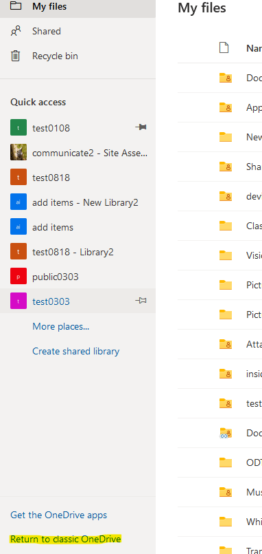Searching for files in 'My Files' in OneDrive doesn't work - Microsoft Q&A
