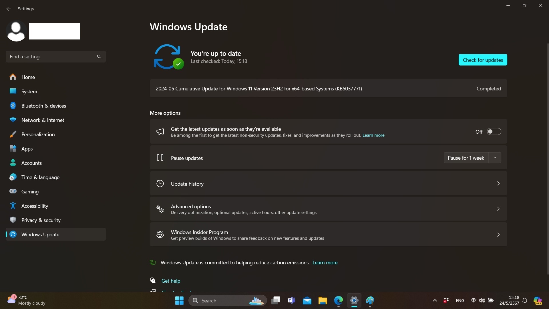 I am unable to update windows 11 for 3 days since Monday 20 May 2024 ...