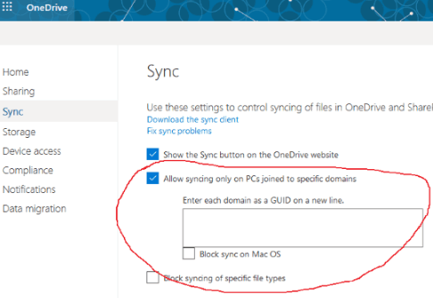 I can't log into OneDrive and receive a message that says 