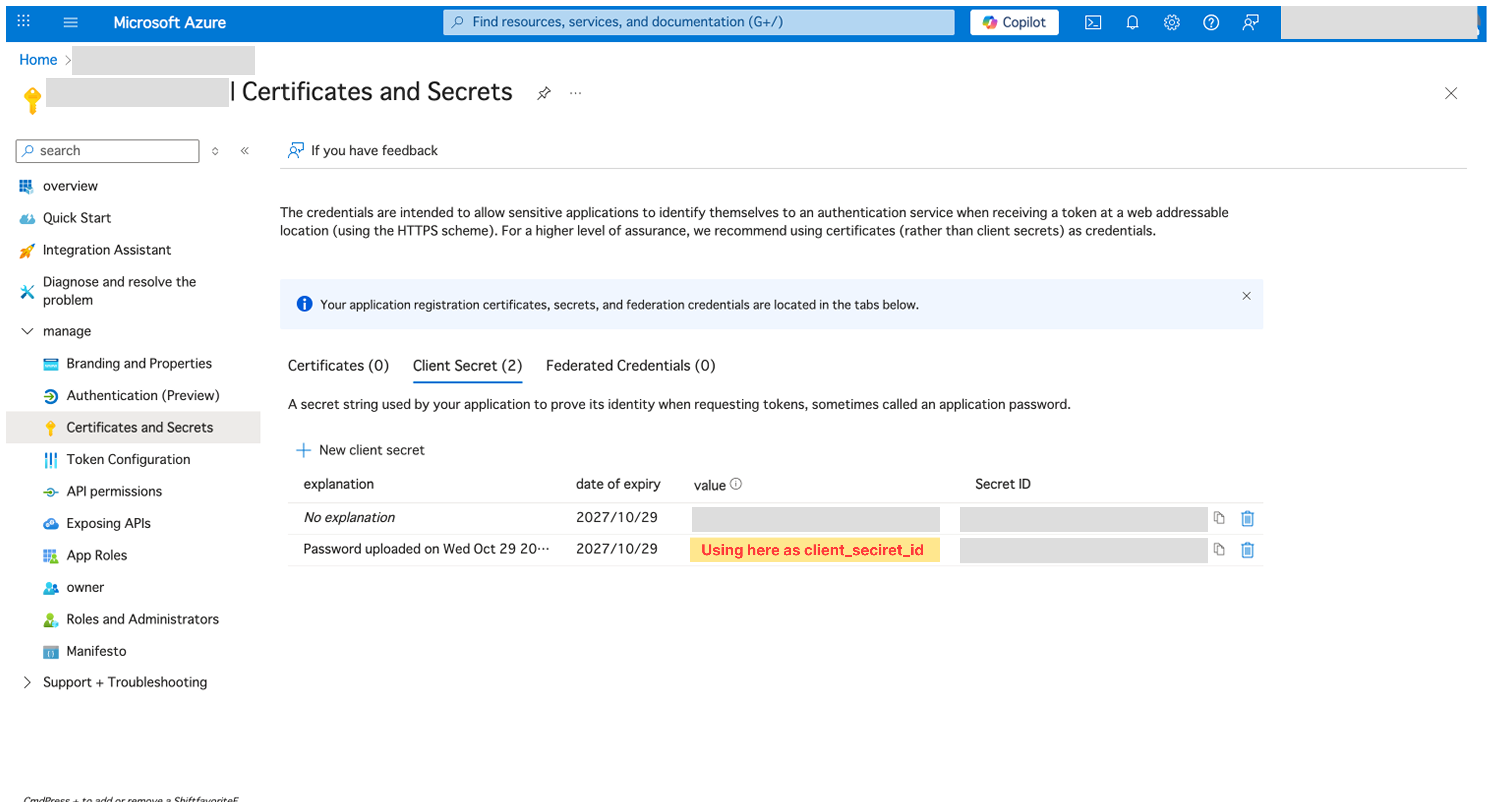 Graph API call getting content of callRecording with ...