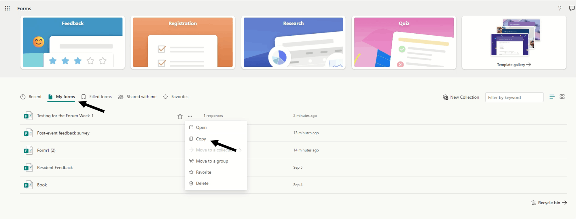 The form developed on MS Form does not display the selected cover ...