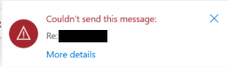 message cannot be sent 2
