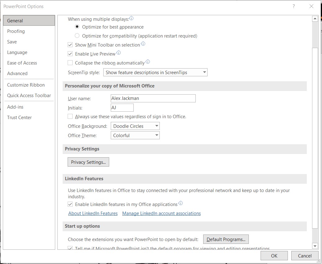 Design Ideas Disappeared - Microsoft Q&A