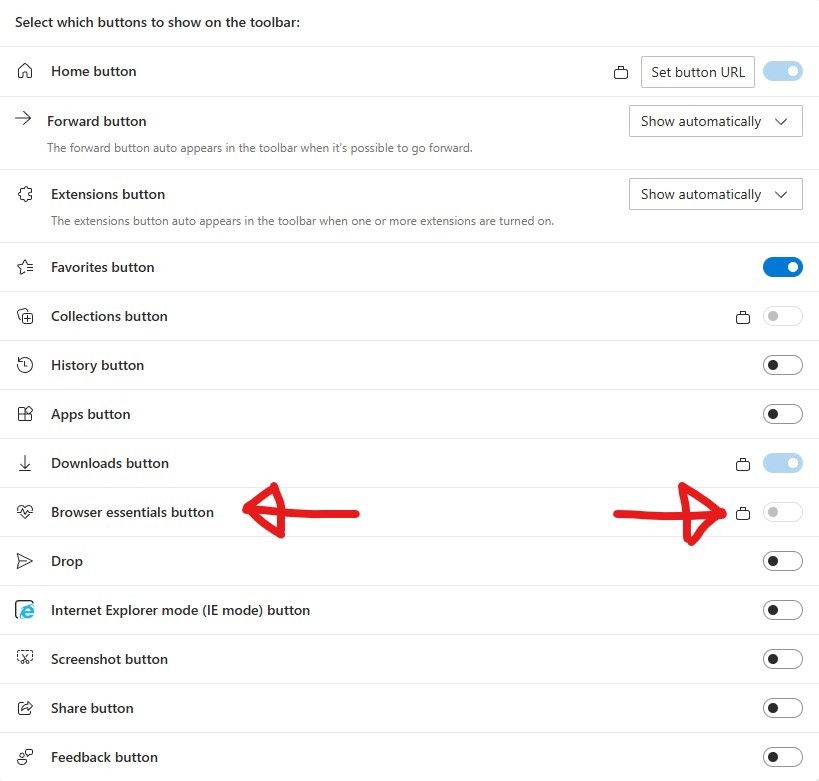 Remove Browser Essentials - Microsoft Q&A