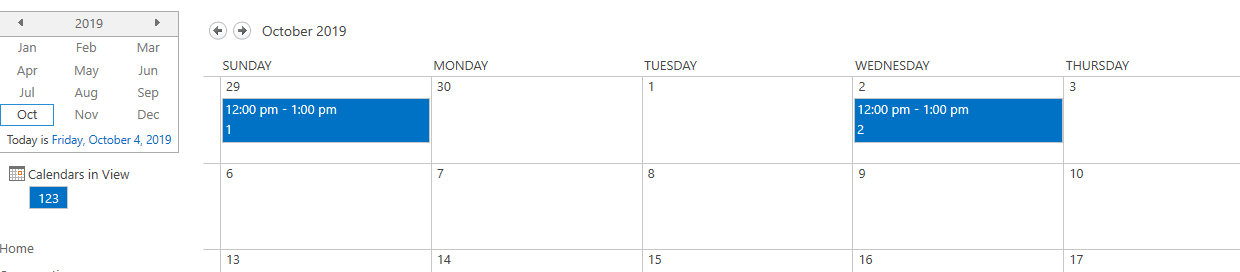 Color code in calendar in the SharePoint online. - Microsoft Q&A