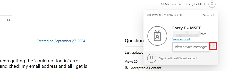 Outlook Connexion errors on Android - Microsoft Q&A