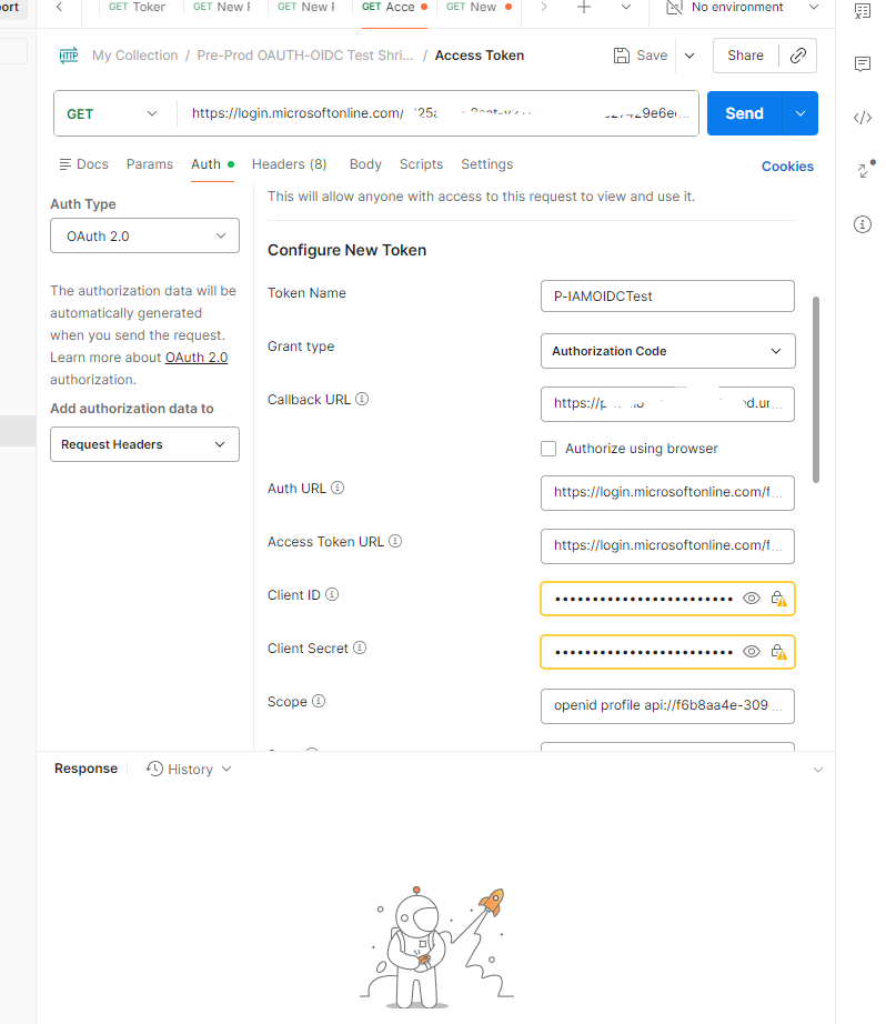 UserInfo Endpoint from Graph not working after getting Access Token ...